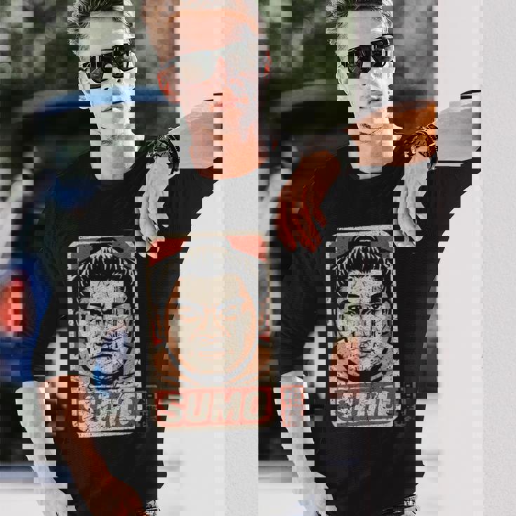 相撲 力士 日本語 漢字 アニメ レスリング 日本 お土産 長袖Tシャツ 彼への贈り物