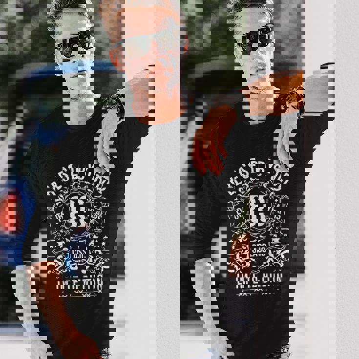 神様から祝福され 83歳 ヴィンテージ Happy 83歳の誕生日 長袖tシャツ 長袖Tシャツ 彼への贈り物