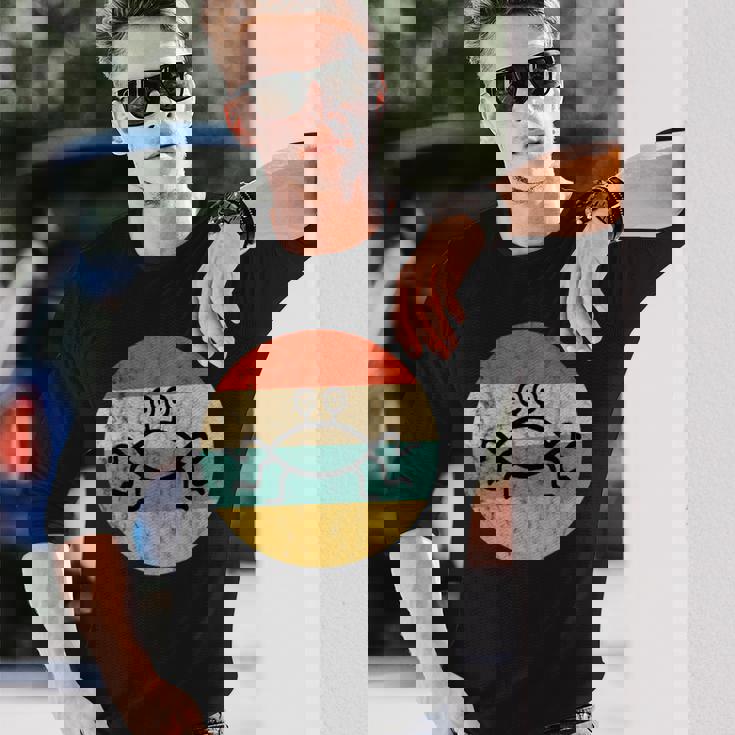 空飛ぶスパゲッティモンスター Fsm 無神論者サンセット パスタファリ 長袖Tシャツ 彼への贈り物