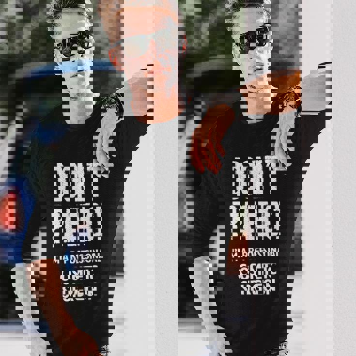 美容外科医 長袖tシャツ 長袖Tシャツ 彼への贈り物