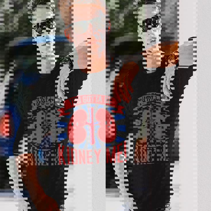 腎臓移植 腎臓ドナー 腎臓病 長袖Tシャツ 彼への贈り物