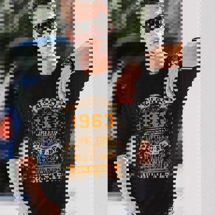 誕生日 オリジナル 1963年10月 長袖Tシャツ 彼への贈り物