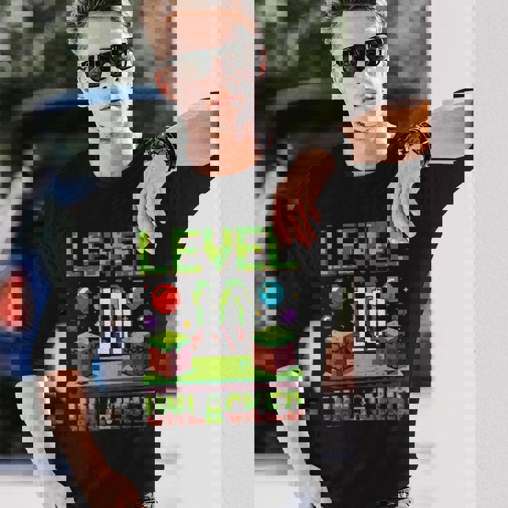 誕生日 男の子 シャツ レベル 10 ロック解除 10歳の誕生日 男の子 長袖Tシャツ 彼への贈り物