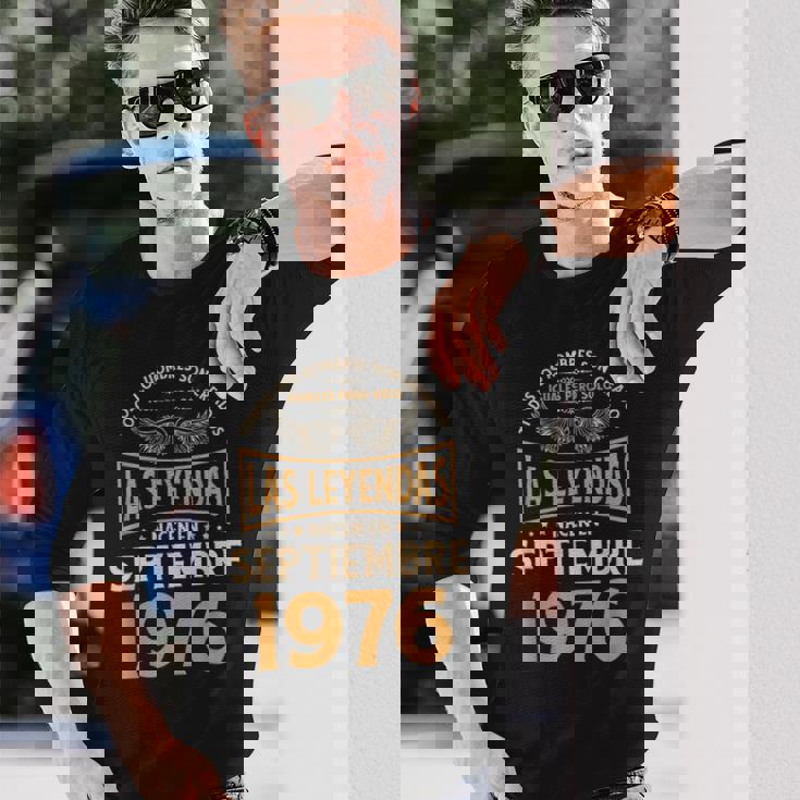 メンズ 誕生日プレゼント The Legends 1976年9月 長袖Tシャツ 彼への贈り物