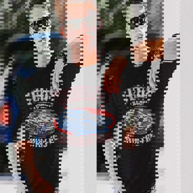 車 面白いtシャツ 自動車 おもしろ ネタ 文字入り 大人 メンズ おもしろグッズ 車いじり ドライブ 英語 長袖tシャツ 長袖Tシャツ 彼への贈り物