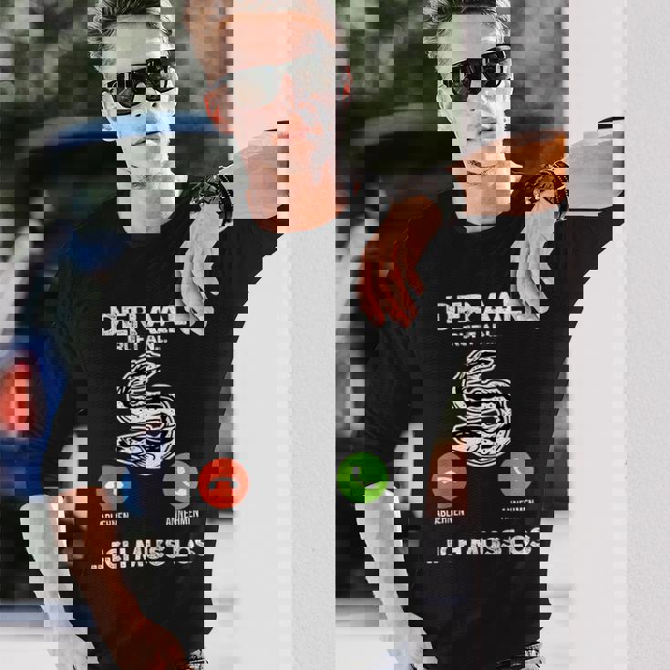 釣りウナギ漁師 長袖Tシャツ 彼への贈り物