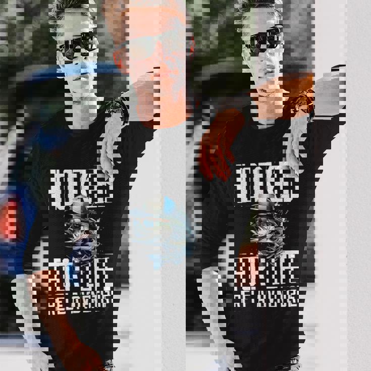 釣り好き おしゃれ アングラーのマストアイテム バス 釣り 長袖tシャツ 長袖Tシャツ 彼への贈り物