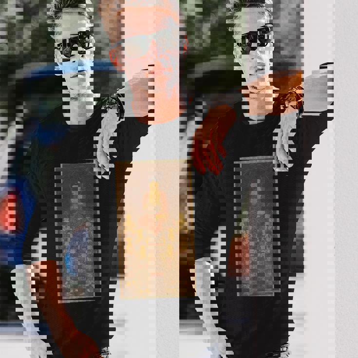 阿弥陀仏 阿弥陀 と八大菩薩 長袖Tシャツ 彼への贈り物