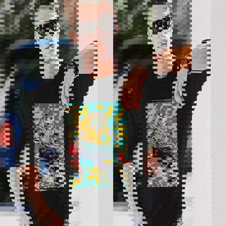 面白い 漫画 アニメ 日本美術 カワウソ サッカー 選手 キッズ 男性 長袖tシャツ 長袖Tシャツ 彼への贈り物