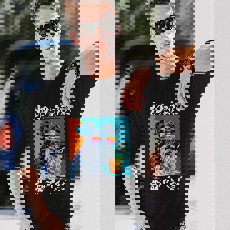 面白いtシャツ シュナウザー イヌ わんこ メンズ 犬好き グッズ おもしろ 面白い 服 ネタ わんこ 長袖tシャツ 長袖Tシャツ 彼への贈り物