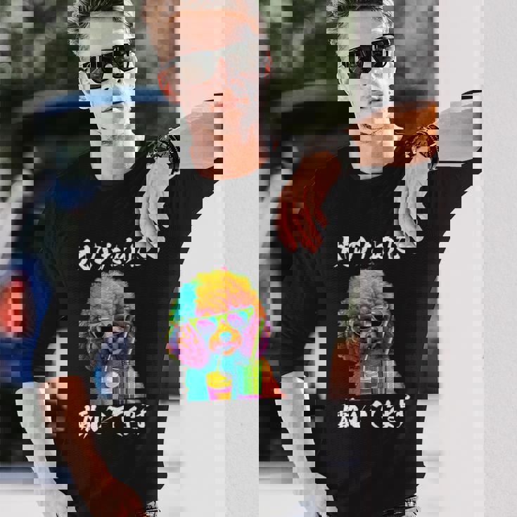 面白いtシャツ トイプードル イヌ わんこ メンズ 犬好き グッズ おもしろ 面白い 服 ネタ わんこ 長袖tシャツ 長袖Tシャツ 彼への贈り物