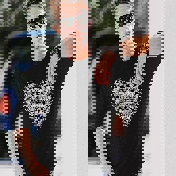 面白いtシャツ パグ 犬 ハート イヌ メンズ 犬好き グッズ かわいい おもしろ 面白い 服 ネタ 長袖Tシャツ 彼への贈り物