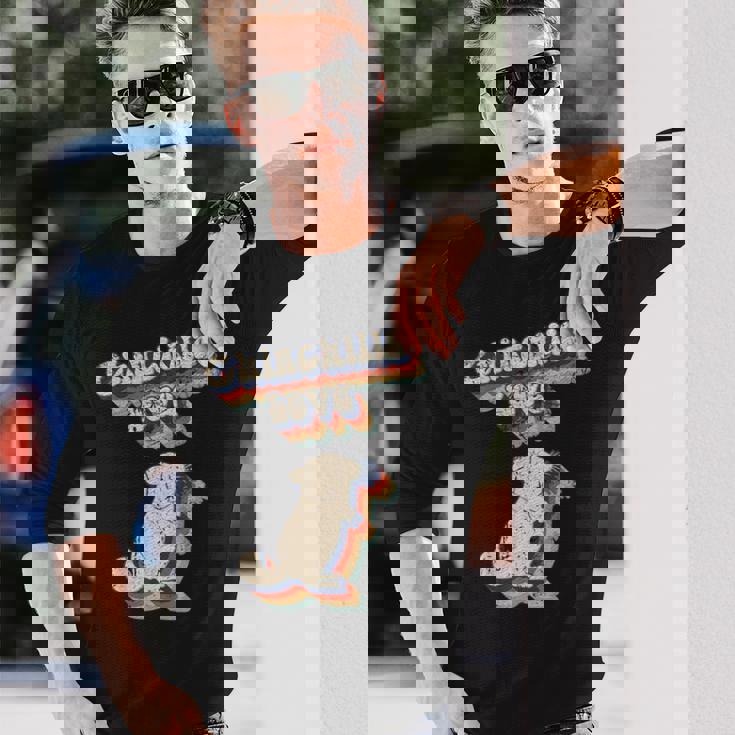 面白いチンチラのことわざ 長袖Tシャツ 彼への贈り物