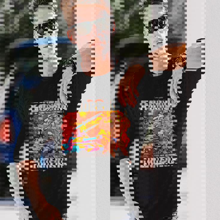 面白い不快なミーム 痔克服ジョーク 恥ずかしい 長袖Tシャツ 彼への贈り物