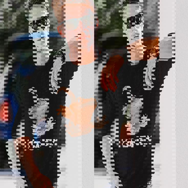 面白い紋付きヤモリ、ヤモリ好き、ヤモリのユーモア、クレスティギフト 長袖Tシャツ 彼への贈り物