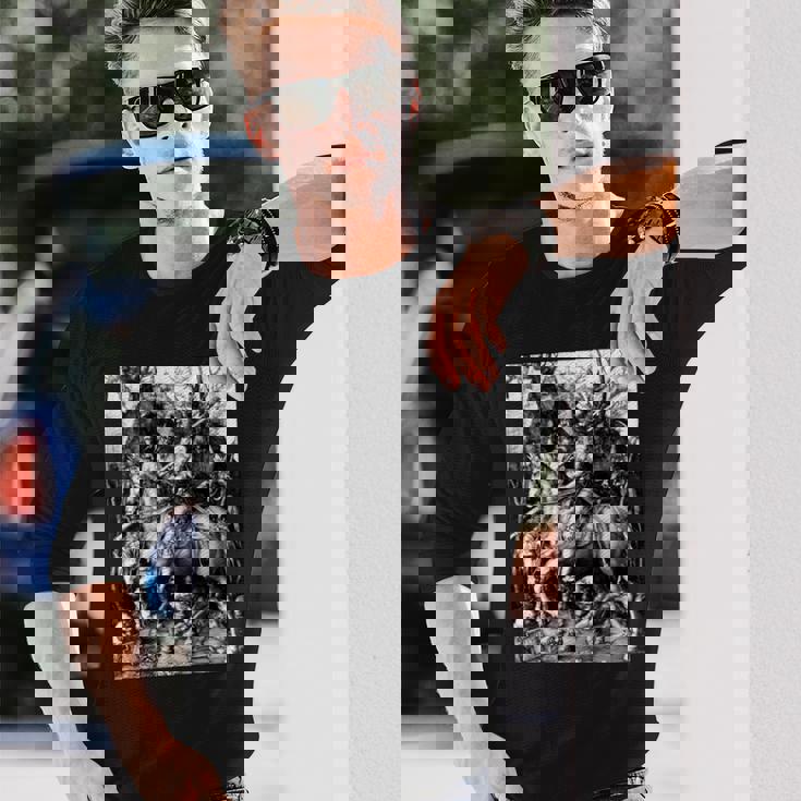 騎士と死と悪魔 アルブレヒト・デューラー1513 長袖tシャツ 長袖Tシャツ 彼への贈り物