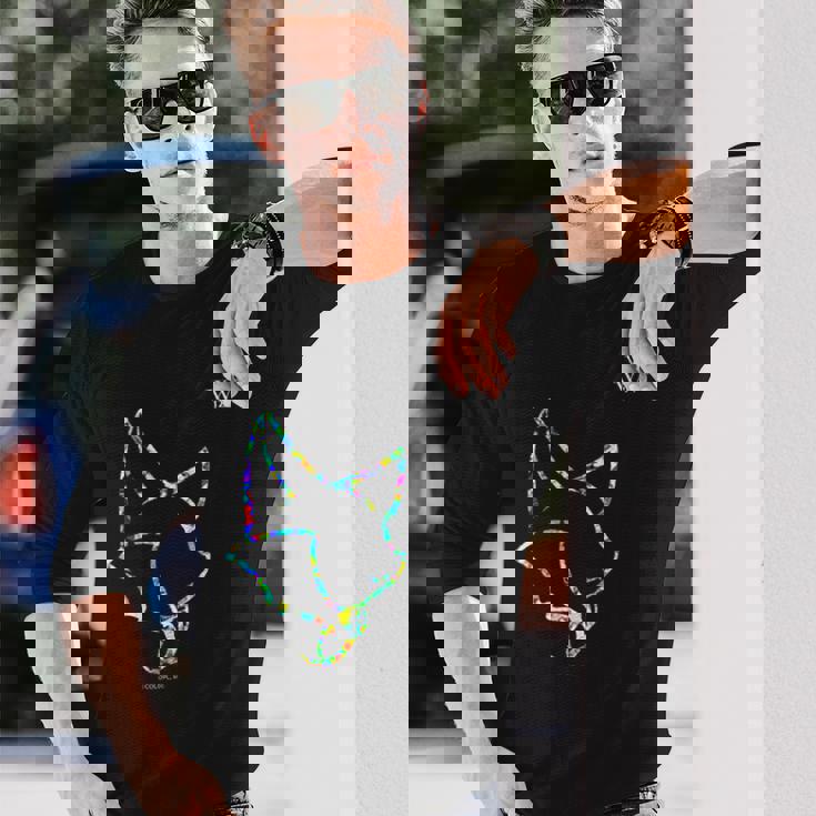 黒猫のウィズ ウィズ B 長袖Tシャツ 彼への贈り物