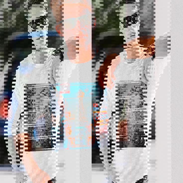 80年代 90年代 大阪 レトロな ヴェイパーウェイヴ 日本 グランジ、原宿 長袖Tシャツ 彼への贈り物