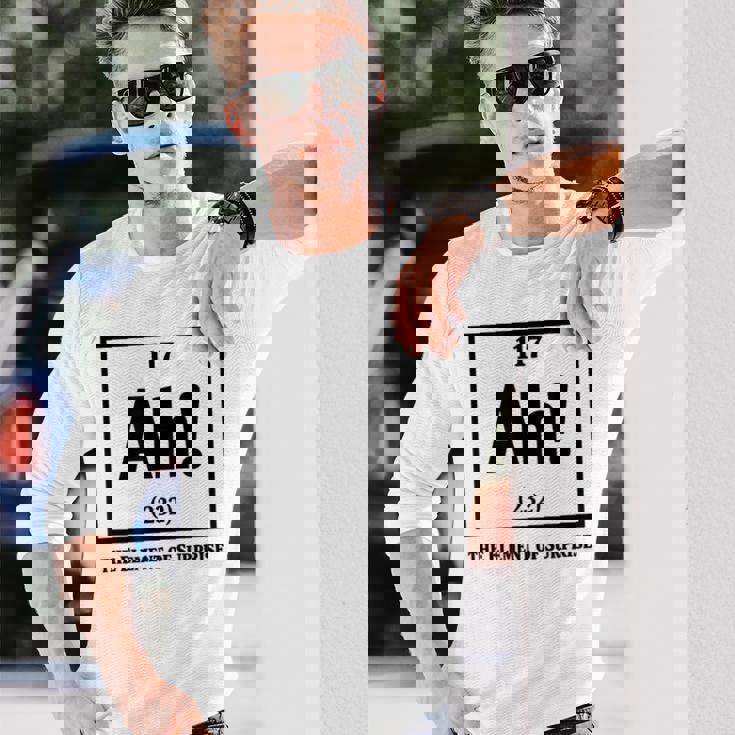 Ah The Element Ofurprise Periodic Table 長袖Tシャツ 彼への贈り物