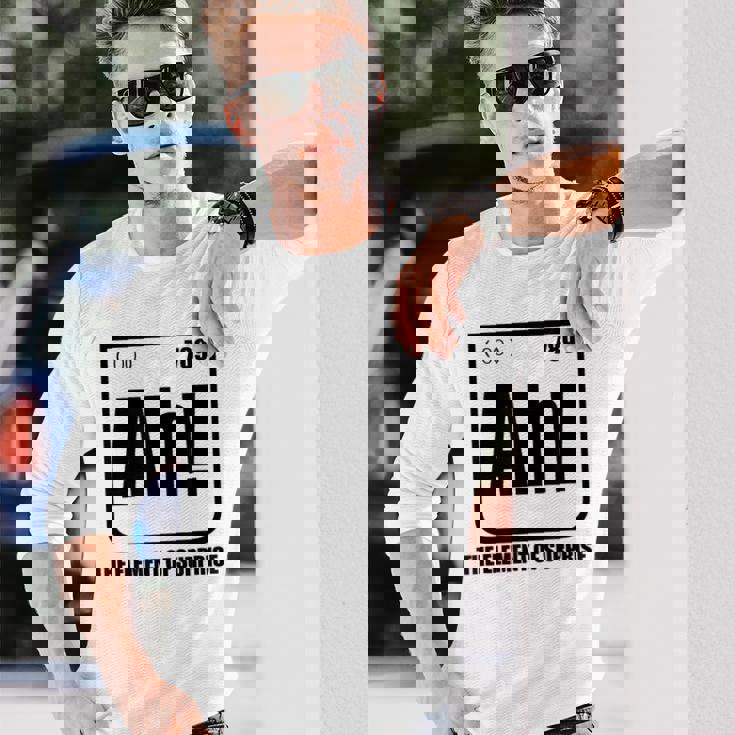 Ah The Element Ofurprise 元素周期表 ミーム 長袖Tシャツ 彼への贈り物