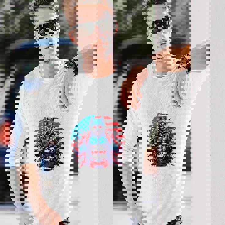 American Werewolfigma シャツ 面白い クリンジ 狼 ブレイン 長袖Tシャツ 彼への贈り物