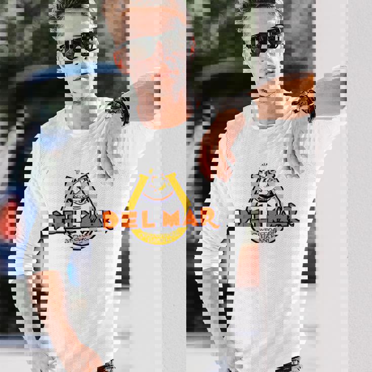 Del Mar スケートボードランチ 長袖Tシャツ 彼への贈り物