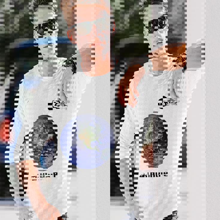 Esa 欧州宇宙機関 地球 46 億年 長袖Tシャツ 彼への贈り物