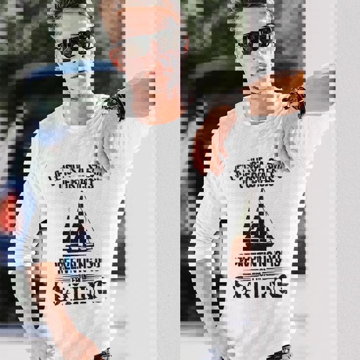 Life Is Just Aeries Obstacles セーリング ヨット 長袖Tシャツ 彼への贈り物