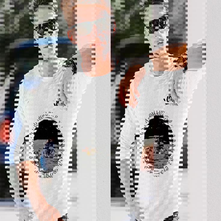 Nasa アポロ11号 月面着陸 1969年7月20日 長袖tシャツ 長袖Tシャツ 彼への贈り物