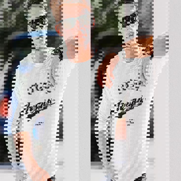 Neyagawa Local 寝屋川ローカル 故郷 長袖Tシャツ 彼への贈り物