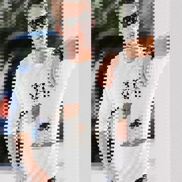 Omg Wft ワイヤーフォックステリアシャツ 長袖Tシャツ 彼への贈り物