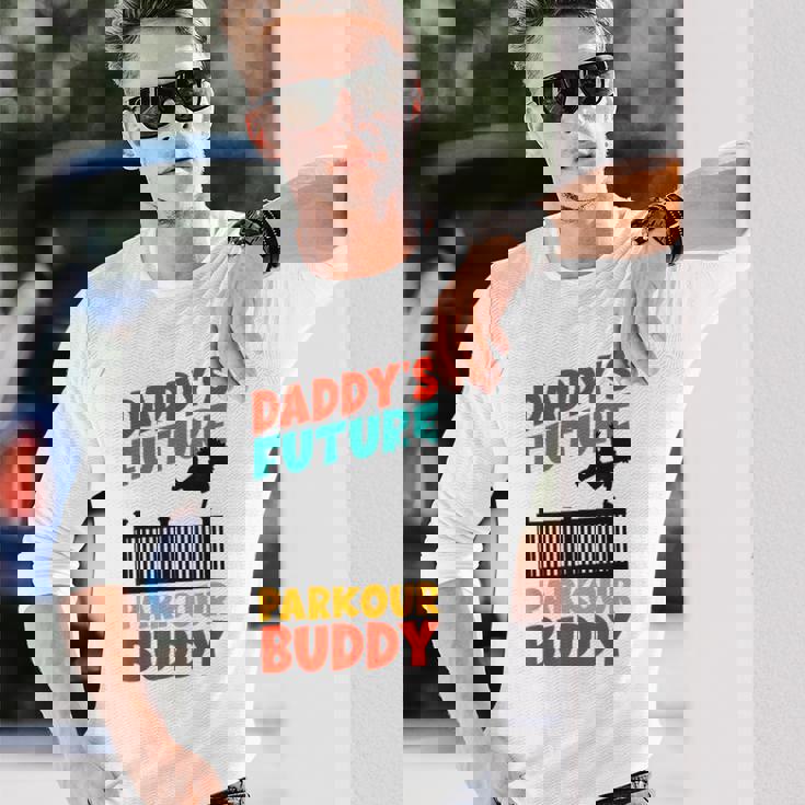 Parkour フリーランニング トレーサー キッズ Daddys フューチャー パルクール 長袖Tシャツ 彼への贈り物