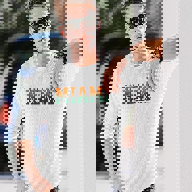 Retro Miamiintage Classic Miami 長袖Tシャツ 彼への贈り物