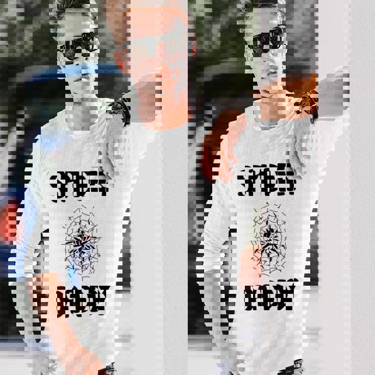 Small Cutepider Man Quotepider Daddy 長袖Tシャツ 彼への贈り物