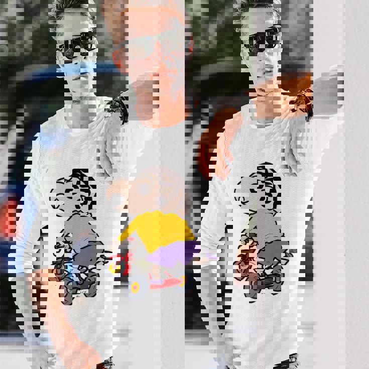 【まんが】クレヨンしんちゃん 三輪車しんちゃん 長袖Tシャツ 彼への贈り物