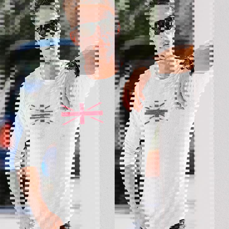 オーストラリア国旗オーストラリアユニオンジャック 長袖Tシャツ 彼への贈り物