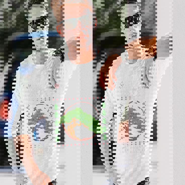 クリスマス 盆栽 醜い Xmas セーター クリスマス 盆栽 恋人 長袖Tシャツ 彼への贈り物