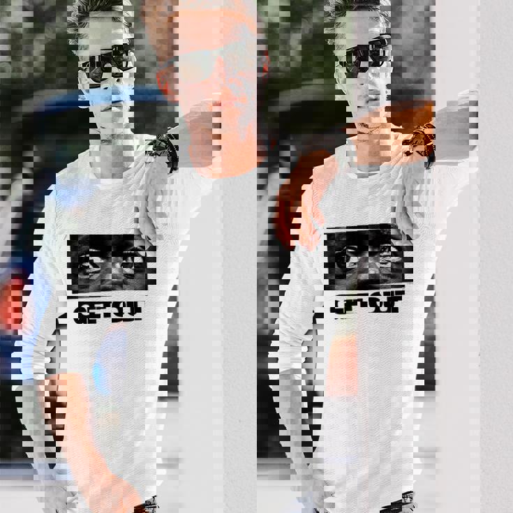 ゲット・アウト・アイズ 長袖Tシャツ 彼への贈り物