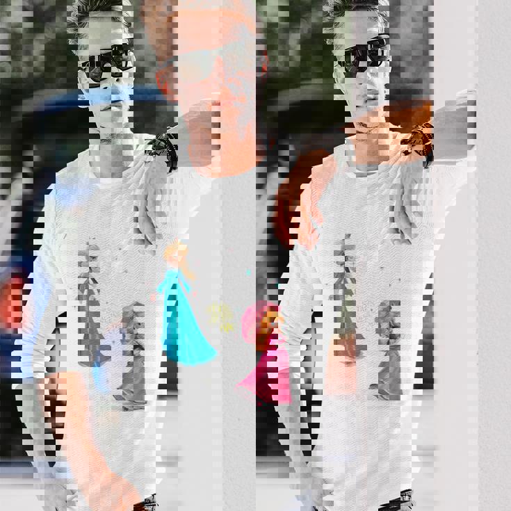 ザ・スーパーマリオギャラクシー・ムービーtarry Princess Duo 長袖Tシャツ 彼への贈り物