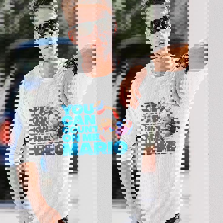 ザ・スーパーマリオギャラクシー・ムービーtoad Count On Me In Thetars 長袖Tシャツ 彼への贈り物