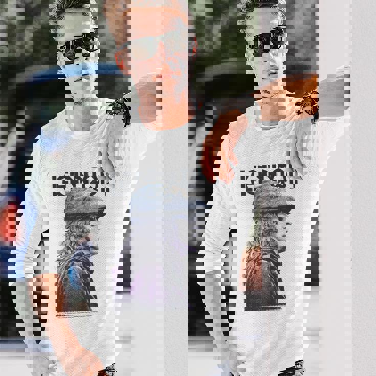 ジョン・レノン 平和な色調の肖像画 長袖Tシャツ 彼への贈り物