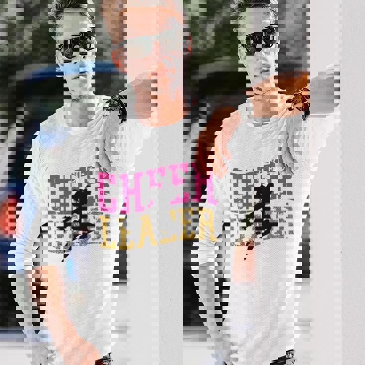 チア チアリーディング チアリーダー 長袖tシャツ 長袖Tシャツ 彼への贈り物