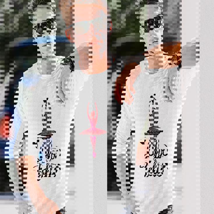 バレエ大好き 長袖Tシャツ 彼への贈り物