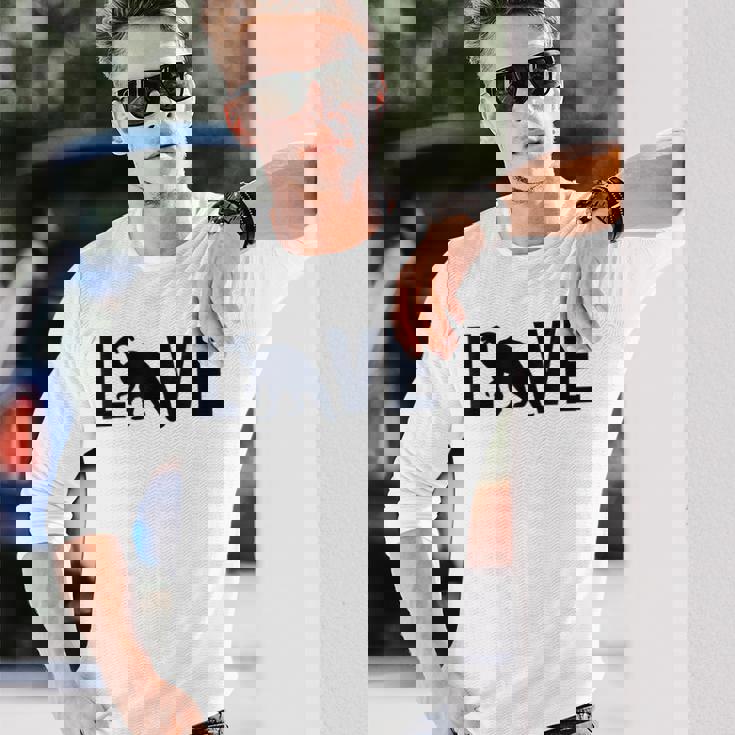 パラサウロロフス ラブ恐竜 ハドロサウルダエ パラサウロロフス 長袖Tシャツ 彼への贈り物