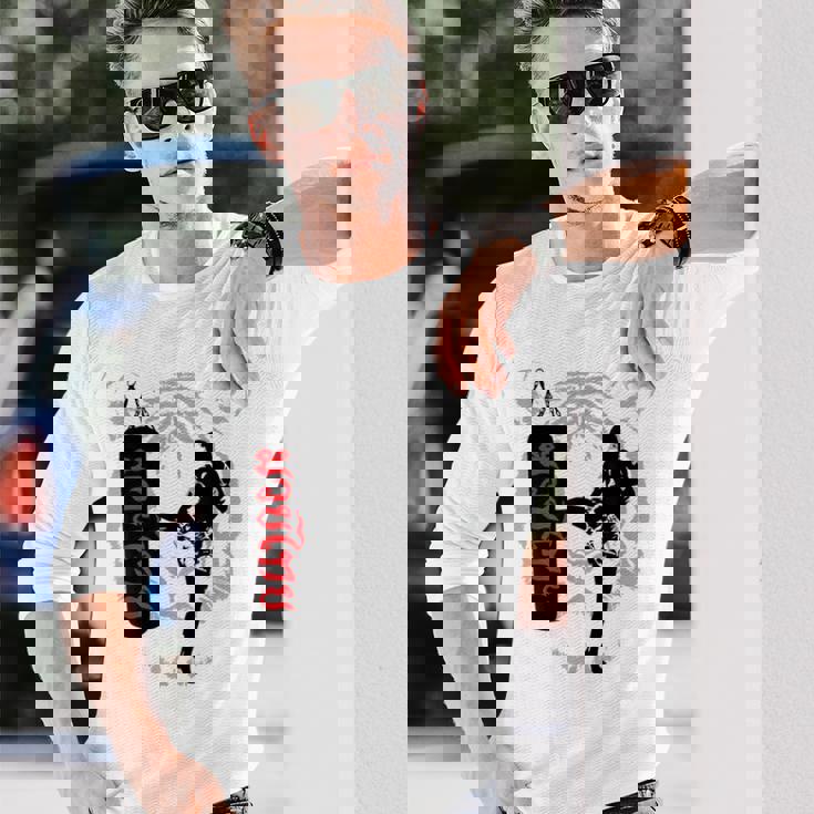 ムエタイ 格闘技 タイ ボクシング コーチ 恋人へのギフト 長袖Tシャツ 彼への贈り物