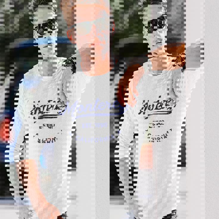 モントレー カリフォルニア クール 旅行 お土産 ヴィンテージ モントレー 長袖Tシャツ 彼への贈り物