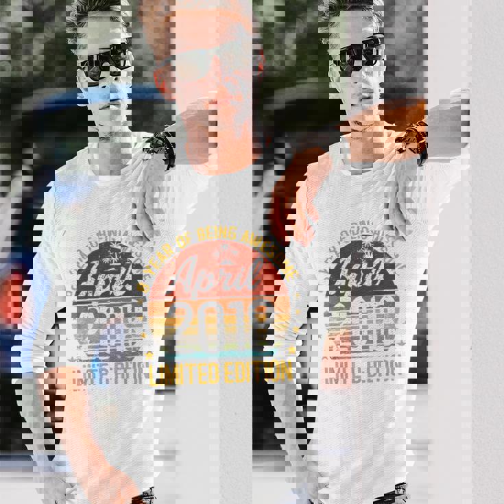 レトロ2018年3月限定版 8歳8歳の誕生日 長袖Tシャツ 彼への贈り物