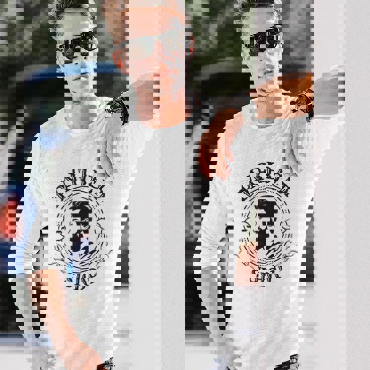 レトロバーバーショップシャツ バーバーtシャツ メンズ 長袖Tシャツ 彼への贈り物