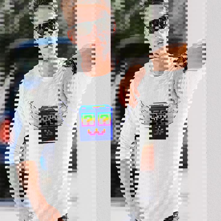 ロックスゲーム内でブレインロットゴッドラッキーブロック4頭脳を盗む 長袖Tシャツ 彼への贈り物