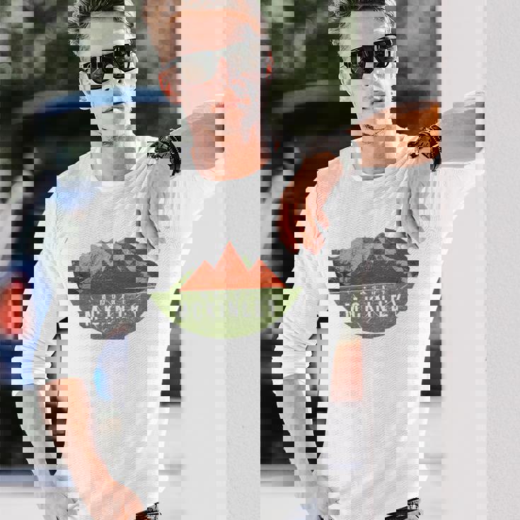 ヴィンテージ Usa マウンテンハイキング マウント・マッキンリー 長袖Tシャツ 彼への贈り物